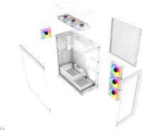 Rampage HYDRA V3 WHITE 750W 80+ BRONZE Beyaz 7*12cm RGB Fan ATX Mid-T Oyuncu Kasası